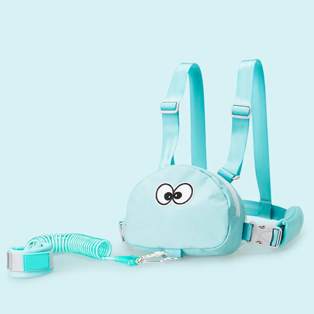 Baby Backpack With Protection Traction Rope Safety Harness Anti-lost Protection Child Safety Harness Leash Anti Lost Adjustable - Цвет: Blue