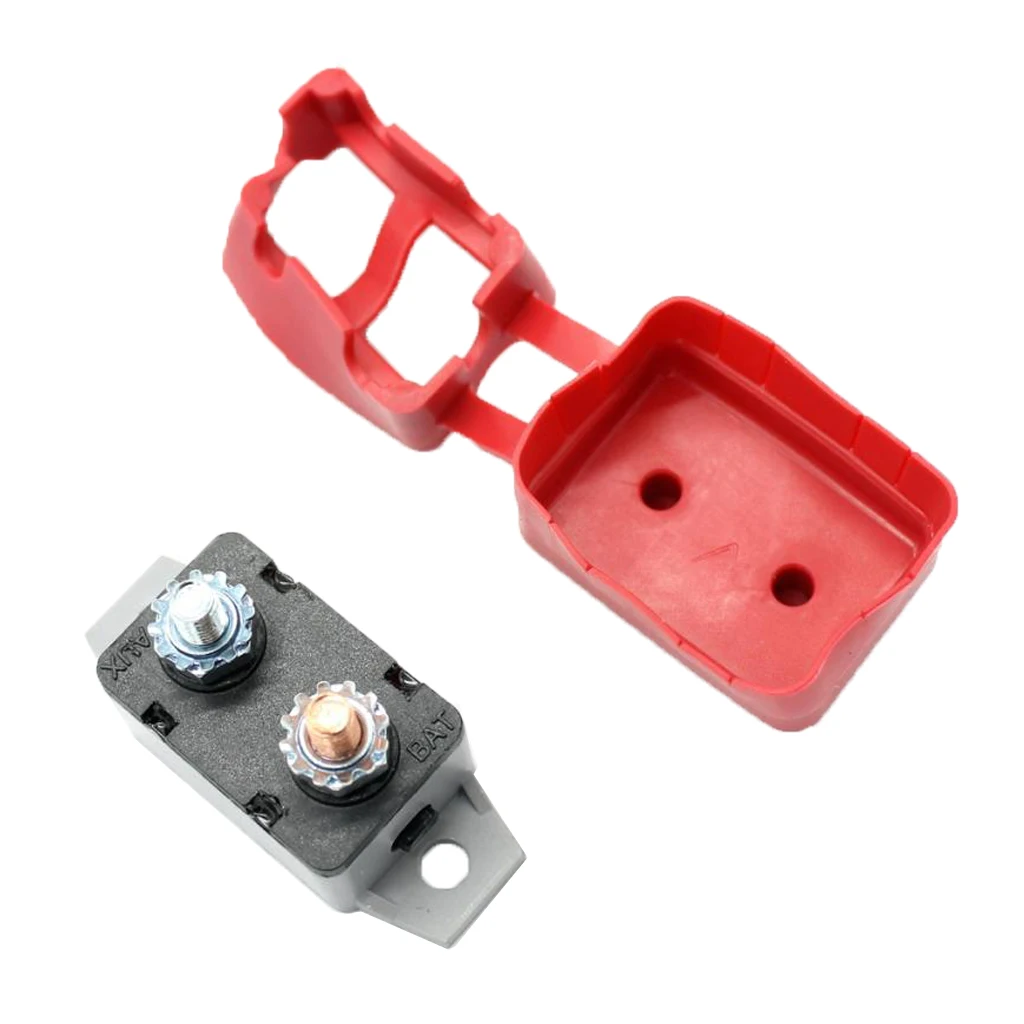 Manual Reset Circuit Breaker With Belt Cover 40Amp Overload Protector
