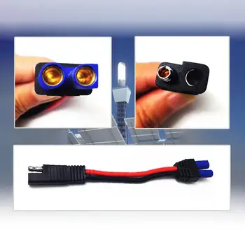 

1-48V EC5 Female Plug to SAE DC Solar Power Battery Automotive Cable Extension Wire Car Starting Systems Connectors Silicone