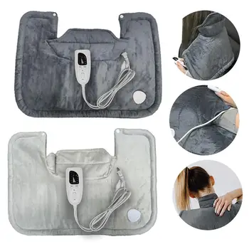 

58x42CM Electric Blanket Heating Pad Relieve Neck Shoulder Pain Heated Shawl LED Intelligent Physiotherapy Heating Blanket