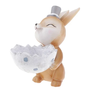 

Resin Figurines Keychain Desktop Decoration Jewelry Storage & Decoration