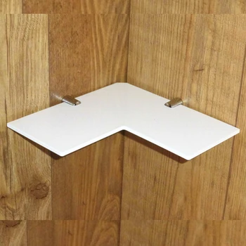 

Acrylic Shower Rack Radial Corner Shelf Floating Shelves for Home Bathroom Decor