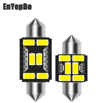 

2Pcs LED Car License Plate Light C5W 36mm For Kia Sportage Cerato Number Lamp 12V White