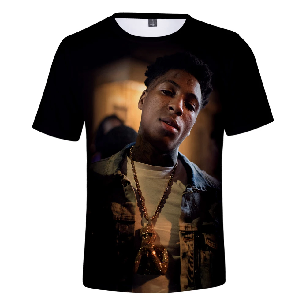 Футболка YoungBoy с 3D принтом никогда больше не сломался Мужская/женская футболка