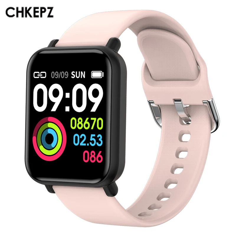 IP68 Водонепроницаемые R16 Смарт-часы женские монитор сердечного ритма кровяное