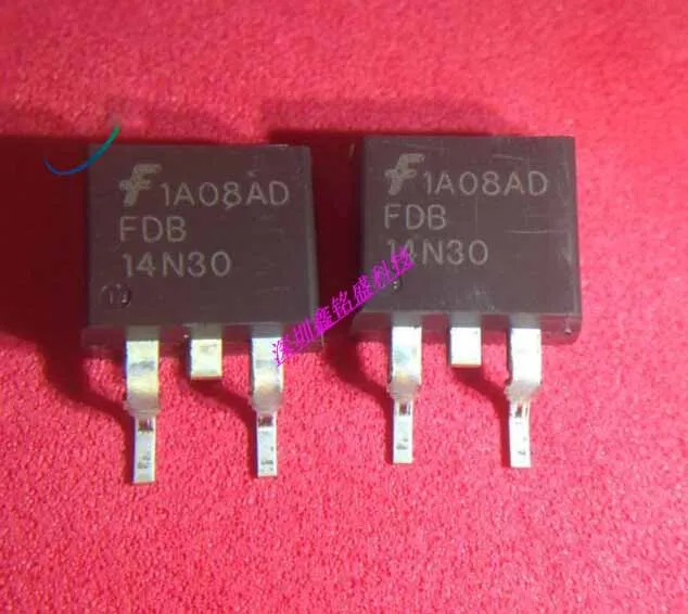 10PCS/LOT FDB14N30TM FDB14N30 14N30 MOSFET N-CH 300V 14A D2PAK TO263 MOS Transistor electronic component electronic components