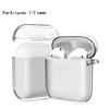 Funda transparente para AirPods, funda protectora para auriculares inalámbricos por Bluetooth, carcasa rígida transparente para Airpods 2, 1 unidad ► Foto 1/6