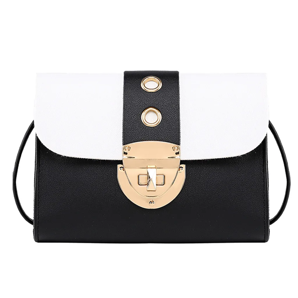 

#25 Women Messenger Bags Woman Bag 2019 Famous Brands Women Fashion Solid Color Cover Lock Shoulder Crossbody Phone beach Bag