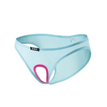 Размера плюс, сексуальное мужское нижнее белье, открытая промежность, трусы, мужские стринги, прозрачный ледяной шелк, мужское нижнее белье, низкая талия, спереди, полые трусы