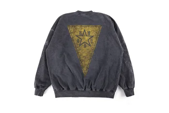 

2019fw Top Quality Rhude Faded Sweatshirts Women Men Winter Thick Fleeces Crewneck Pullovers Cotton Hoody Sweatshirt