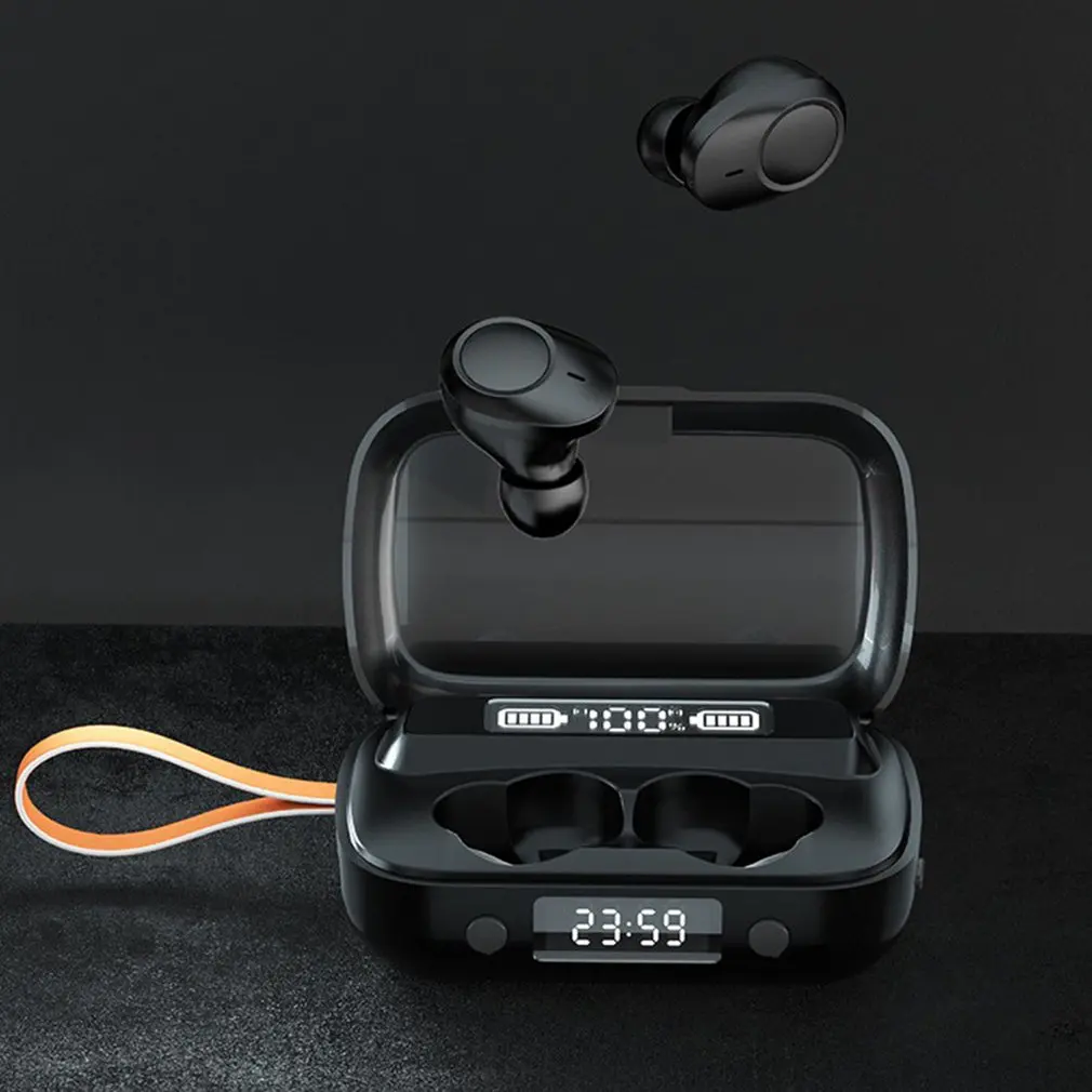 A13 5 1 Digital Headphones Wireless Binaural Headset With Battery Display Sports Business Call Wireless Headset