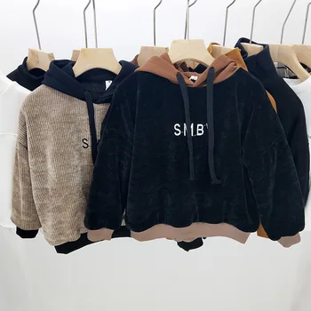 

Autumn and winter wear new children's hooded sweater