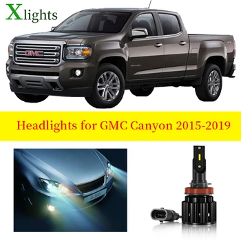 

Xlights Car Bulb For GMC Canyon 2015 2016 2017 2018 2019 Led Headlight Low High Beam White 6000K Canbus Lamp Accessories Part