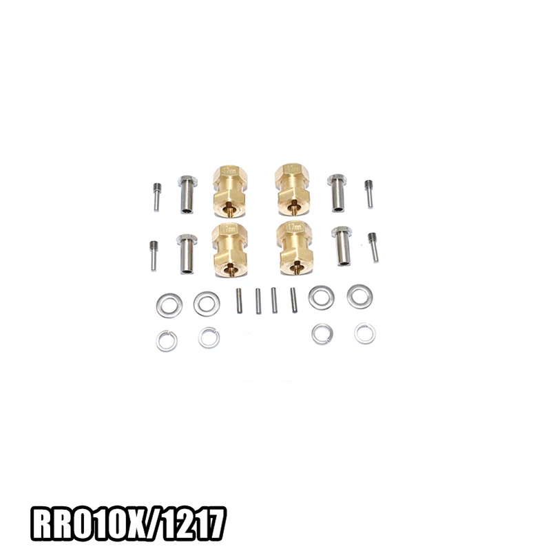 

GPM BRASS WHEEL HEX ADAPTERS 17MM For AXIAL SMT10 GRAVE DIGGER AX90055 RC Upgrade
