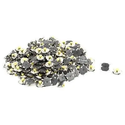 

200pcs SMT Momentary Action 4 Pin Terminals Tactile Switches 4x4x2.5mm