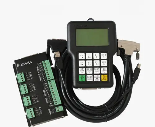 

Модернизированный RichAuto A11E 3-Axis CNC движения Управление Системы DSP ручка Управление;