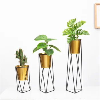

Iron Storage Rack Holder For Plants Flowerpot Home Garden Decoration Plant Bonsai Pot De Fleur Balcony Farmhouse Decor