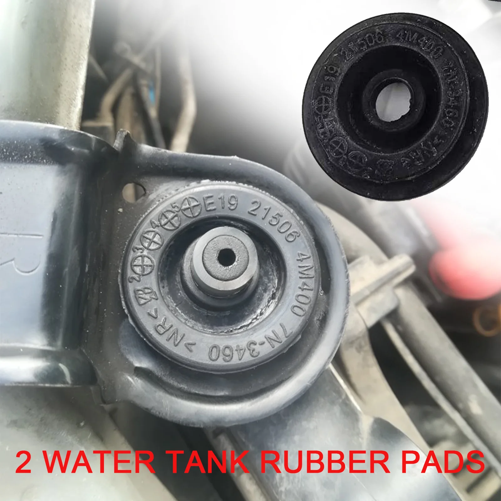 Car Radiator Bracket 1 Pair For Nissan X-Trail T30 T31 T32 Rogue S35 Mount Rubber Radiator Bushing Mounting Bracket NSB-048 21506-4M400 Accessories