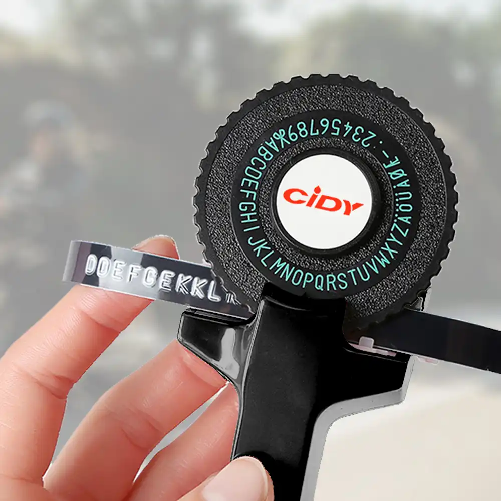 Dymo 1610 manual label maker for 3D embossing plastic 1610 manual label