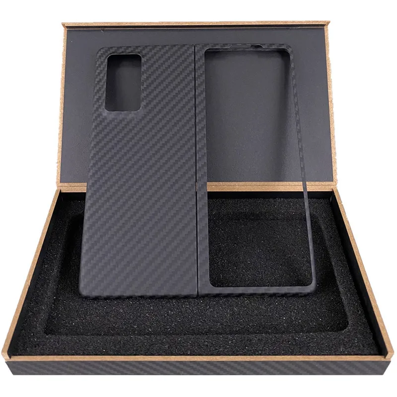 100% real Carbon Fiber Phone Case For Samsung Galaxy Z Fold2 SM-F916B SM-F916N fold shell Aramid Fiber Cover Anti-knock