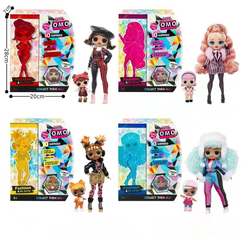 Figura de Lol Surprise, modelo de moda, juego de muñecas, caja ciega, regalo de cumpleaños para niña pequeña