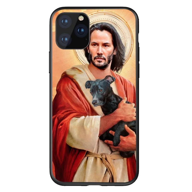Keanu reeves Saint John Wick painting soft silicone Phone case shell cover for iPhone 13 se 6 6s 7 8 Plus X XR XS 12 11 Pro Max | Мобильные