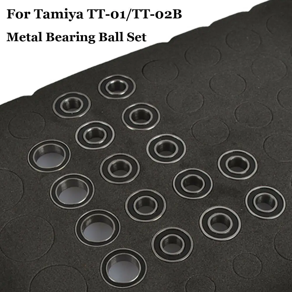 1/10 RC TT-02B набор металлических шариковых подшипников для Tamiya TT01/TT01D/TT01R/TT02B