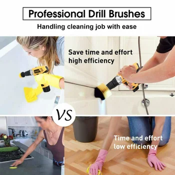 

Brush Kit Cleaner Combo Tool For Bathtubs Shower Door Tracks Power Scrubber