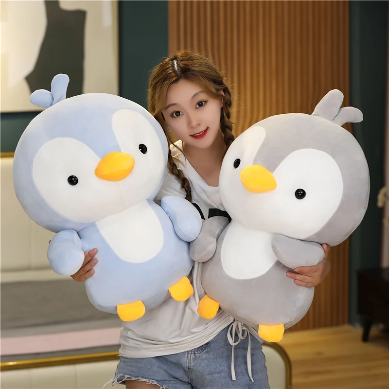 

35cm/45cm/55cm New Super Soft Penguin Plush Toy Cute Cartoon Animal Penguin Stuffed Doll Pillow Girls Lovers Valentine's Gifts