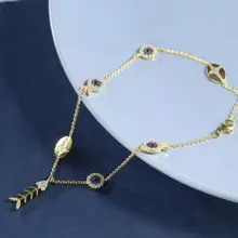 Ножки бахрома Женские французские Роскошные модные оболочки маленький браслет с рыбой ножной браслет ювелирные изделия