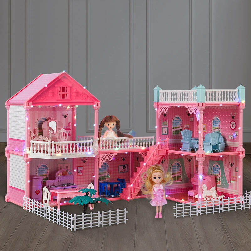Ucanaan diy casa de bonecas em miniatura boneca armário roupas acessórios  para barbie móveis brinquedos para crianças presente natal - AliExpress