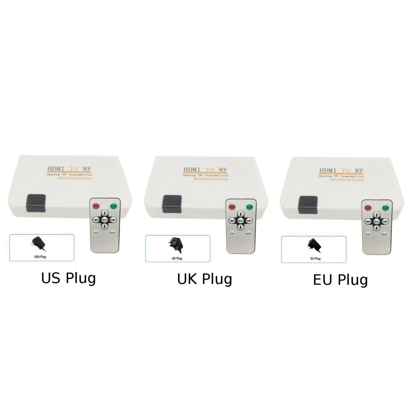 Высокое качество HDMI в РЧ коаксиальный модулятор конвертер аналоговый сигнал ТВ передатчик коробка Дальняя передача сигнала
