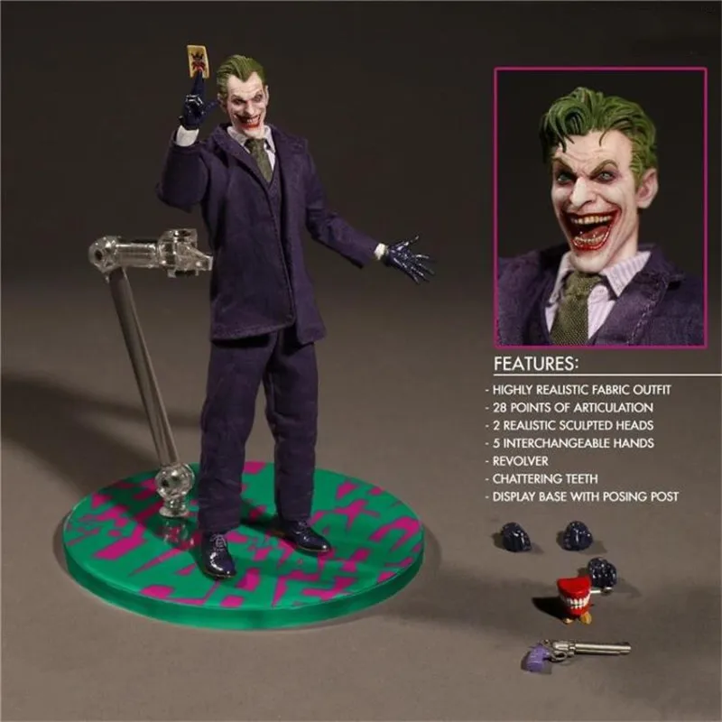 

Mezco Crazy Terror Toys Collective Joker PVC Action Figure Collectible Model Toy 16cm