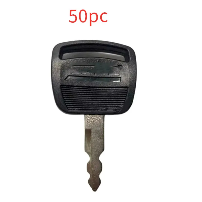 50pc  S450 KEY  FOR CASE Heavy Equipment Ignition Keys fits Linkbelt JCB Sumitomo Excavator BLACK handle Free shipping