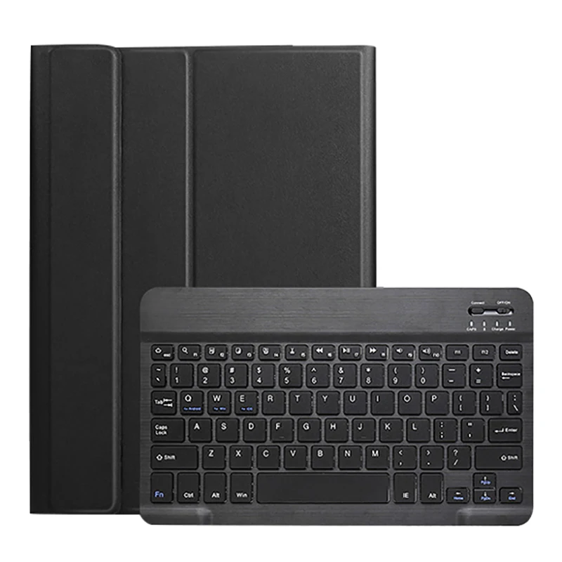 Беспроводная клавиатура для Samsung Galaxy Tab a T510/T515 чехол + 7 цветов с подсветкой 2 в 1