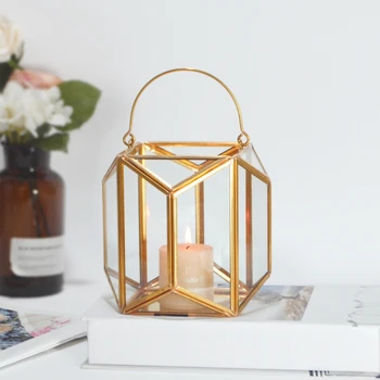 

Copper Sphere Glass Geometric Terrarium Shape Succulent Planter Greenhouse Flow