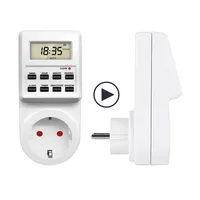 TM03 Digital Timer Switch Socket 24 Hour Cyclic Kitchen Timer Outlet Programmable Timing Socket EU UK AU US BR FR IT TH Plug 1