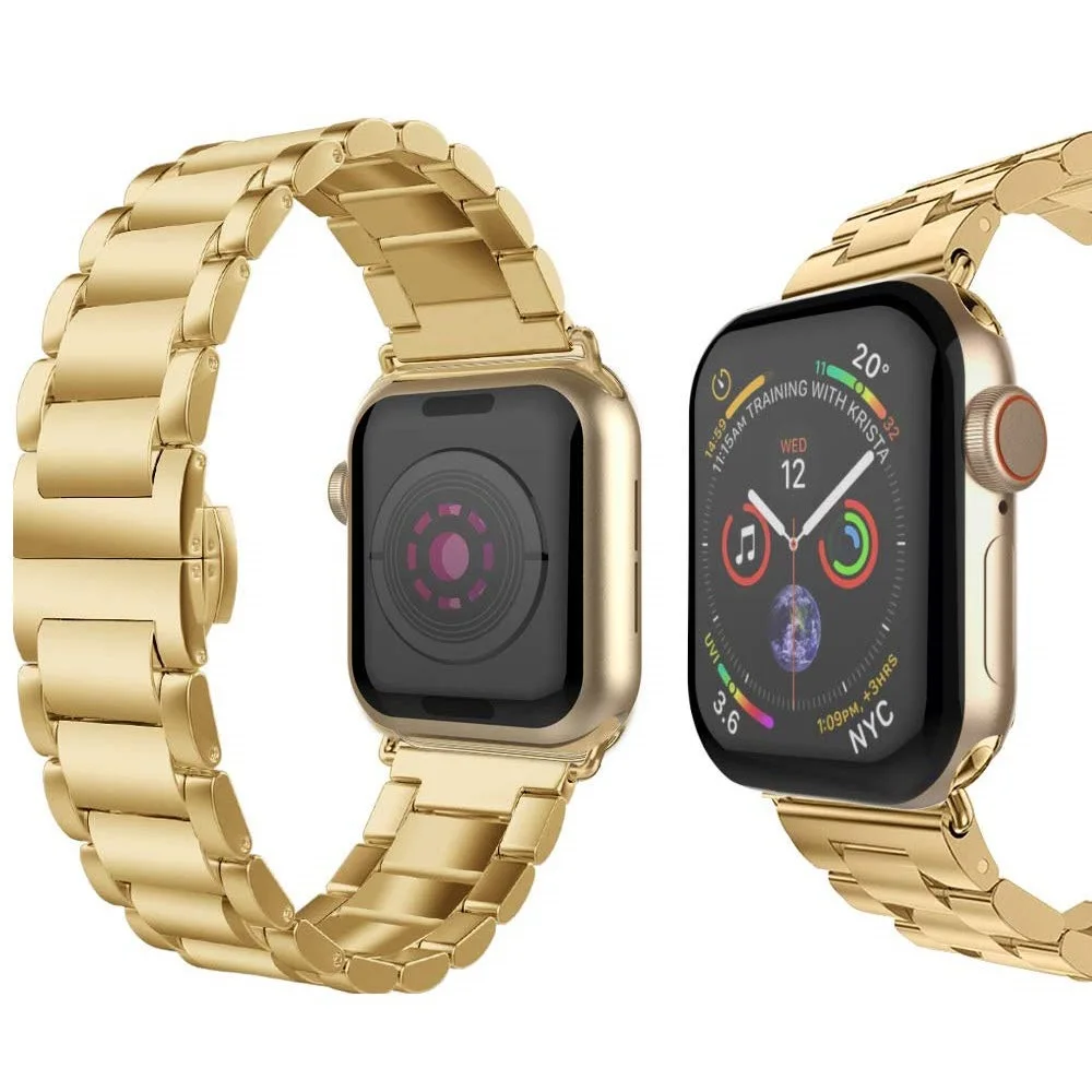 

Ремешок для часов Cinturino, браслет из нержавеющей стали для apple watch iWatch 4 5 band 44 мм, 38 мм