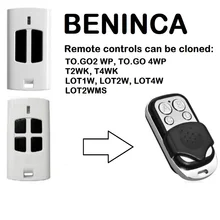 BENINCA TO. GO 4WK, TO. GO 2WP, TO. GO пульт дистанционного управления