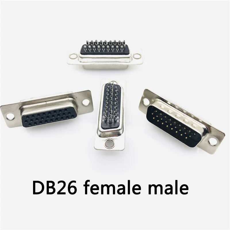 10 шт. HDD26 DB26 мужской разъем припоя Тип D-Sub 26pin адаптер последовательного порта 26 pin 26P
