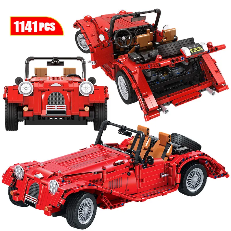 

Winner City Three Wheeled Classic Cars Truck Building Blocks Legoingly Technic Model Convertible Car Bricks Toys for Children