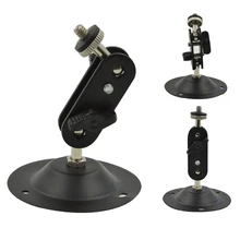 Настенное крепление для наружной камеры, регулируемый кронштейн, аксессуары, держатель для монитора, универсальный, черный, поворотный, 360 градусов, для помещений