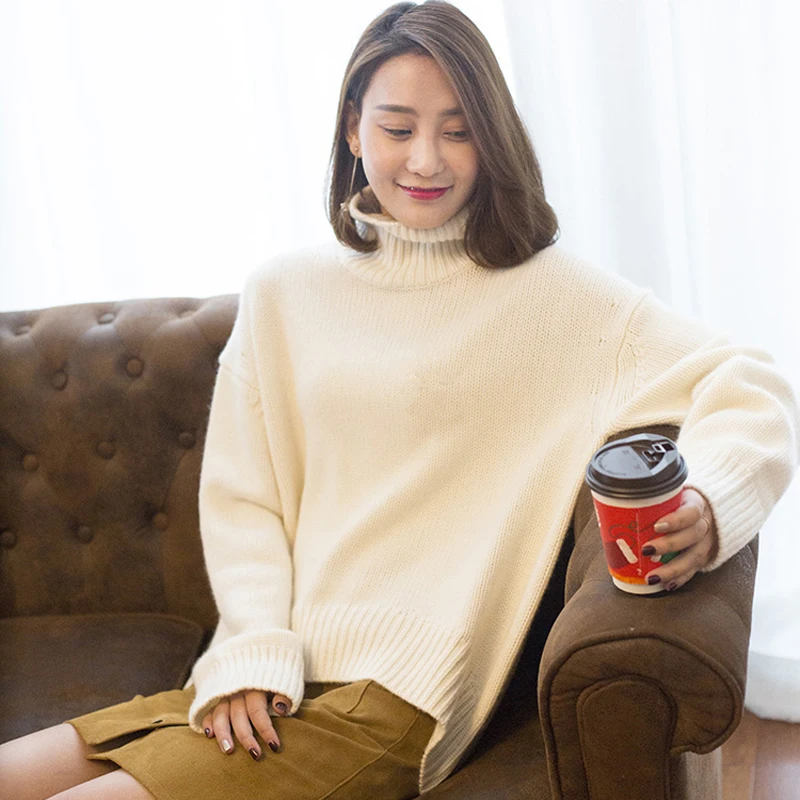 Autumn  winter new cashmere sweater women's plus