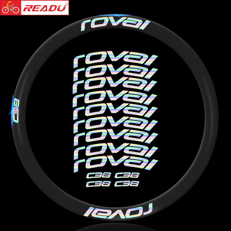 Велосипедный комплект стикеров Roval C38 с дисковым тормозом наклейки на обод и