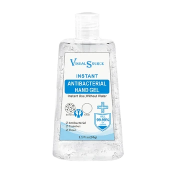 

Visualsource 30Ml Travel Portable Mini Hand soap Anti-Bacteria Moisturizing Disposable No Clean Waterless Clear Fluid