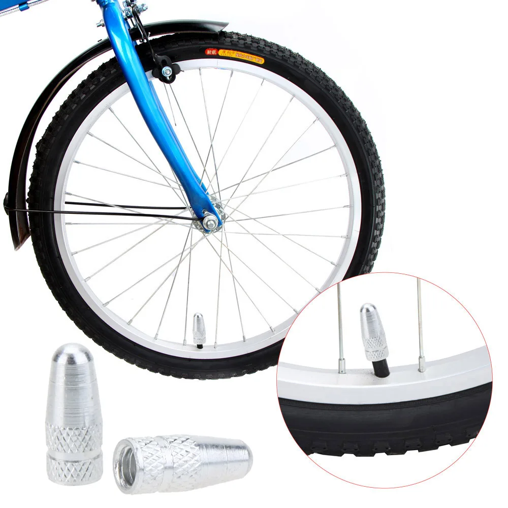 2 шт MTB велосипед Presta клапан рот Крышка алюминиевый MTB велосипед шины клапан крышка s Воздушный Клапан Пылезащитный Колпачок шины колеса