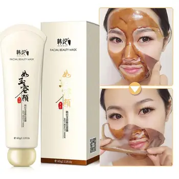 

60/80ml Skin Cleansing Tearing Mask Removes Blackheads Moisturizes Brightens Face Mask Shrink Cleans Pores Skin Care Mask