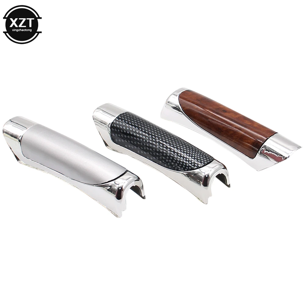 Car Hand Brake ABS Smooth Comfortable Carbon Fiber Style Protector Decor Cover Universal Accessory hand brake cover