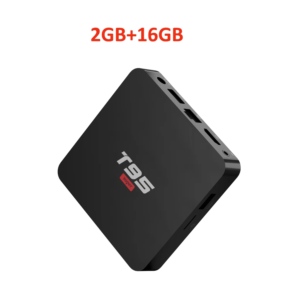 T95 супер Android tv Box Android 10,0 2GB DDR3 16GB Allwinner H3 четырехъядерный(1,5 GHZ) AV USB телеприставка 4k 100M H.265 медиаплеер - Цвет: Only T95 SUPERR