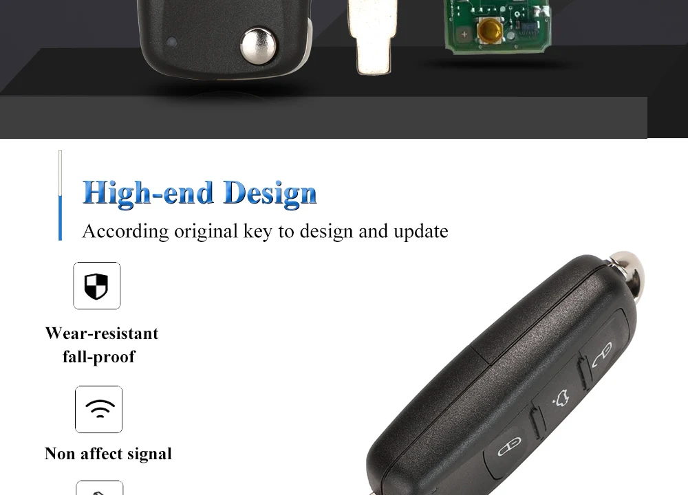 Keyforkess OEM 434Mhz ID48 chiave di vibrazione a distanza OEM per VW Volkswagen Beetle Caddy Eos Golf Jetta Polo Scirocco Tiguan Touran - H2c074db8877f4ad793de95deab649758C